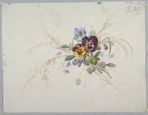 Designs for Wallpaper and Textiles: Flowers by Unknown artist