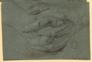 Drawing: A Study for Folded Hands