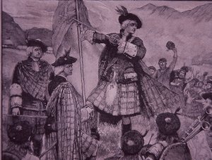 Earl of Mar raises Jacobite standard in 1715 by Unknown artist