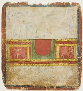 Elephant Throne, from a Set of Initiation Cards (Tsakali) by Unknown artist