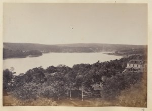 Elevated View of a Body of Water by Unknown artist