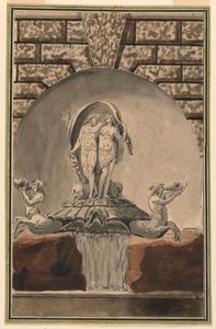 Elevation of a Fountain