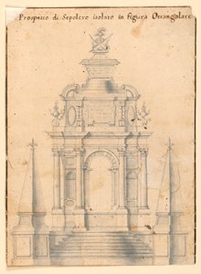 Elevation of a Sepulcher Monument