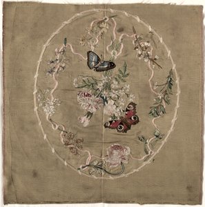 Embroidery for Fire Screen by Unknown artist