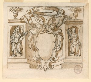 Escutcheon for a Coat-of-Arms by Unknown artist