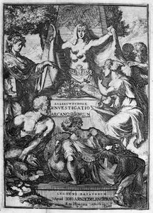 False title of the work Investigatio Arcanorum by the Dutch trader and scholar Antoine van Leeuwenhoek (1632-1723) 1722 by Unknown artist