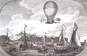 First Aerial Crossing of the English Channel by Unknown artist
