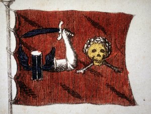 Flag of the Barbarian Pirates by Unknown artist