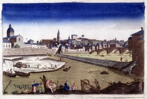 Florence and the river Arno in the 18th century