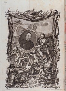 Frontispiece with Portrait of Tractatus Musicus Work by Meinrad Spiess by Unknown artist