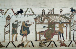 Harold Reciting His Trip to King Edward the Confessor (detail) by Unknown artist