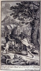 Hector, Returning to the Camp, Enters into a Singular Battle with Ajax (Illustration for Book VII of the Iliad of Homer)