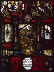 Heraldic Panel of Samson and the Lion