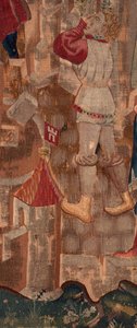 History of Saint Piat and Saint Eleuthère, Scene 6 (Detail) A Man by Unknown artist