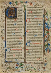 Illuminated Initial "A" from a Psalter or Breviary by Unknown artist