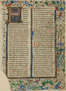 Illuminated Initial "H" from a Psalter or Breviary by Unknown artist