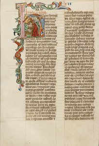 Initial H: Judith Beheading Holofernes