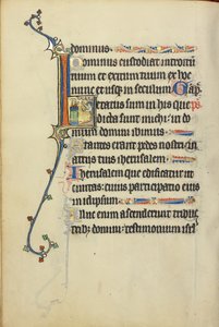 Initial L: David Speaking to an Angel by Unknown artist