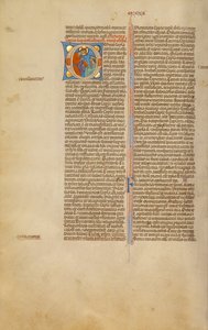 Initial O: God Speaking to a Prophet by Unknown artist