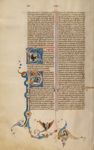 Initial P: Saint Paul Giving a Letter to a Messenger by Unknown artist