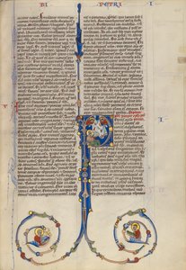 Initial P: Saint Peter