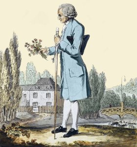 Jean-Jacques Rousseau Gathering Herbs at Ermenonville, June 1778 by Unknown artist