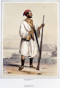 Kabyle Man in Algiers During the Second Half of the 19th Century by Unknown artist