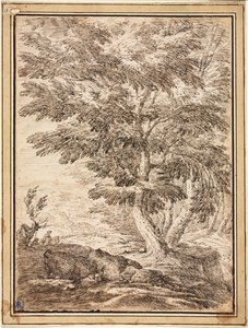 Landscape with Clump of Trees by Unknown artist