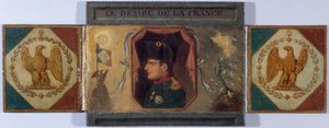 "The Desired of France". Portrait of Louis XVIII and hidden portrait of Napoleon, circa 1815 by Unknown artist