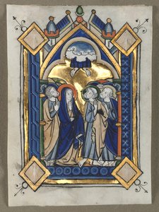 Leaf Excised from a Psalter: The Ascension