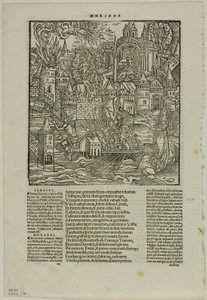 Leaf from Opera by Virgilius (after the Strasbourg Virgil, 1502), plate 90 from Woodcuts from Books of the XVI Century