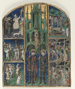 Leaf from the Hours of Duke Louis of Savoy: Saints Nereus and Achilleus by Unknown artist