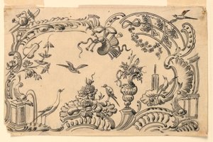 Leaf with Motifs for Decorations of Snuff Boxes