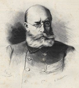 Louis Léon César Faidherbe (1818 - 1889) French General and Colonizer, Engraving of the 19th Century. Bianchetti Collection by Unknown artist