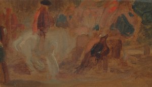 Man on a White Horse