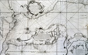 Map of the Pacific Ocean by Unknown artist