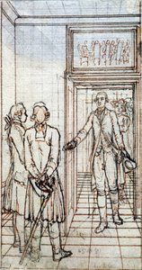 Meeting of Goethe and Jung Stilling in Strasbourg by Unknown artist