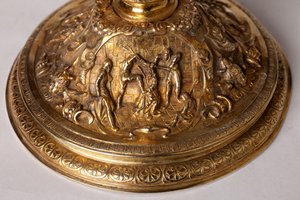 Chalice, Gift of Canon A. Le Vaillant de la Bassarderie, Dean of the Cathedral Chapter 1726 to 1758 (detail)