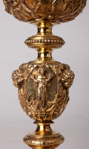 Metalsmithing. Chalice. Gift of Canon A. Le Vaillant de la Bassarderie, Dean of the Cathedral Chapter 1726 to 1758 (Detail)