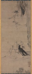 Monk Mending Clothes in the Morning Sun (Chōyō Hotetsuzu)