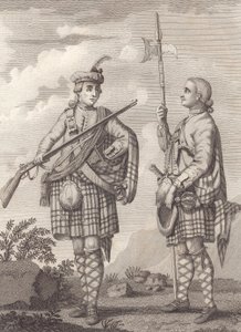 Officer and sergeant of the 42nd Highlanders—the Black Watch—c.1750