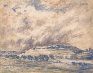 Old Sarum in a Storm