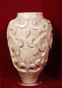 Oriental antiquity: terracotta vase. 13th century Paris, Musee du Louvre