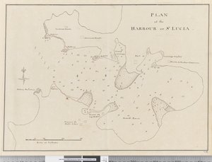 Plan of the Harbour of St. Lucia by Unknown artist