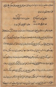 Page from Tales of a Parrot (Tuti-nama): text page by Unknown artist