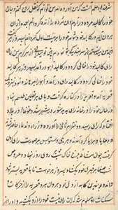 Page from Tales of a Parrot (Tuti-nama): text page