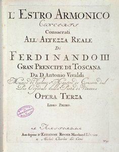 Page of musical score of L