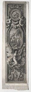 Panel with Vignette of Flight into Egypt by Unknown artist