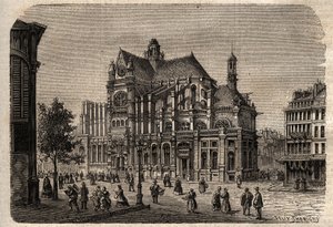 Paris, Ile-de-France, France - Saint-Eustache Church (19th century)