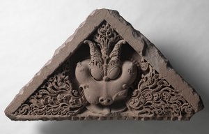 Pediment with the face of Glory (Kirti-mukha) by Unknown artist